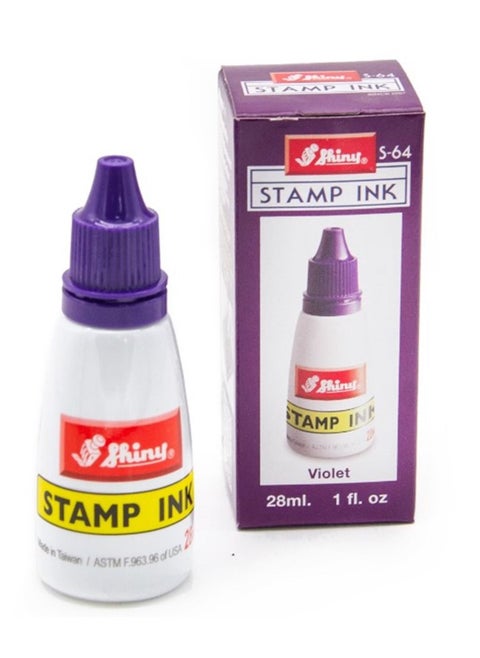 28ml Stamp Ink Bottle Violet Ink