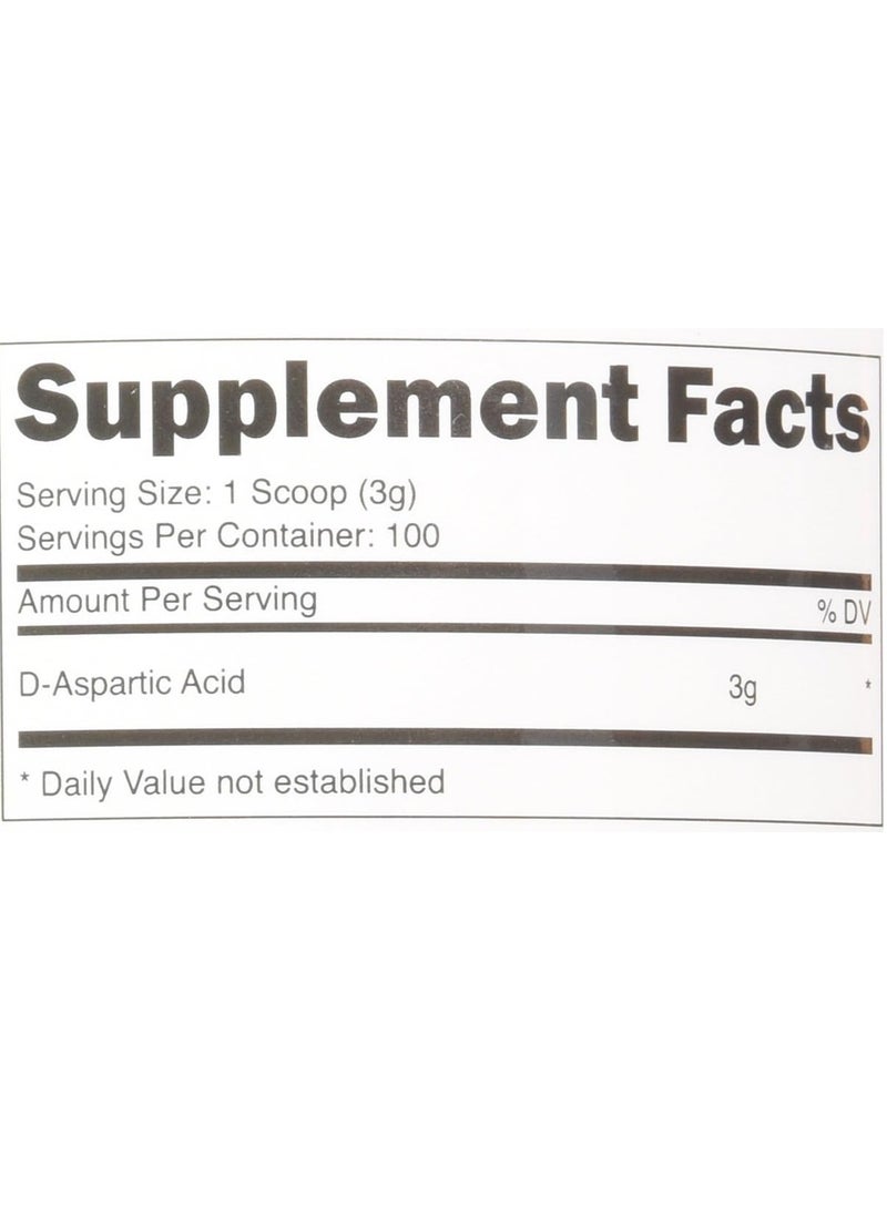 مسحوق حمض الأسبارتيك د من نيوتريكوست، 300 غرام - Image 2