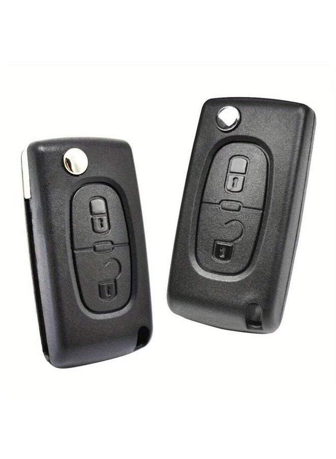HU83 2 Button Remote Flip Key Shell Case for Peugeot 308 207 307 Citroen C2 C3 C4 C6 CE0536 - Image 4