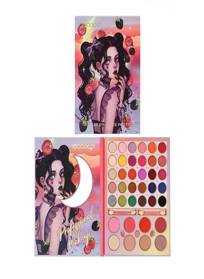 PEACORA Professional 38 Color Waterproof Eyeshadow Palette Eye & Face Makeup Palette 45.6 g (Shades- Matte, Blush, Glitter, Shimmer, Contour, Highlighter, Multicolor) - Image 2