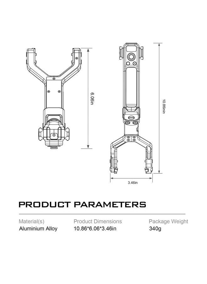 Tilta - Rear Operating Control Handle for RS 2 | Controls RS2, Compatible with Nucleus Nano, Nucleus M, DJI Wireless Follow Focus Systems | TGA-ARH - Image 1