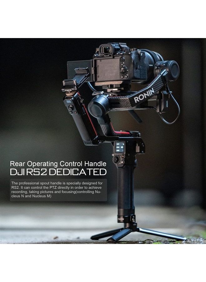 Tilta - Rear Operating Control Handle for RS 2 | Controls RS2, Compatible with Nucleus Nano, Nucleus M, DJI Wireless Follow Focus Systems | TGA-ARH - Image 1