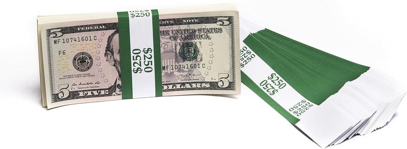 CAROUSELCHECKS Barred ABA $250 Currency Band Bundles (2,000 Bands) - Image 1
