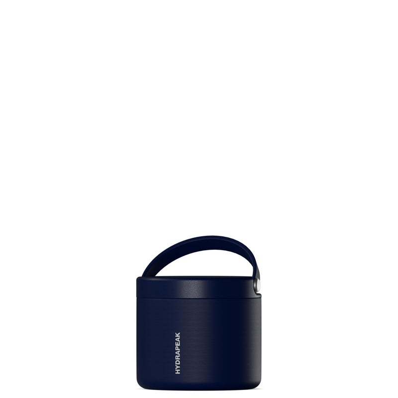 Hydrapeak 18oz Stainless Steel Vacuum Insulated Food Jar Kids for Hot and Cold Food, Wide Mouth Leak-Proof Soup Adults, 10 Hours 16 (Navy) (HP-Foodie18) - Image 1