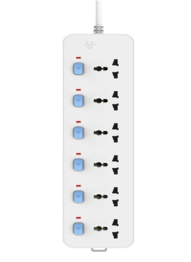 Generic - 6-Way Universal Extension Board Switch with 5M Wire - Image 1