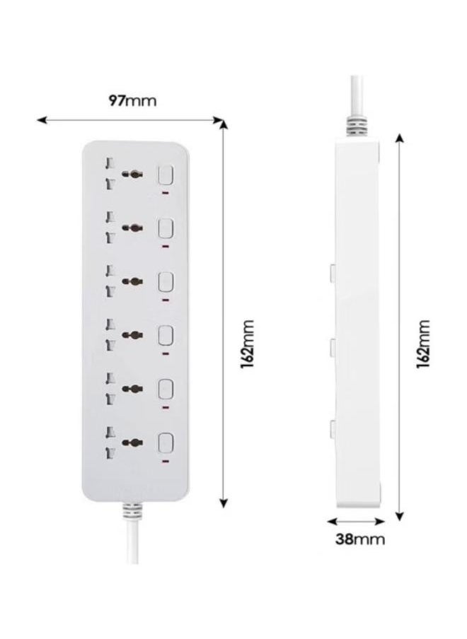 Generic - 6-Way Universal Extension Board Switch with 5M Wire - Image 1