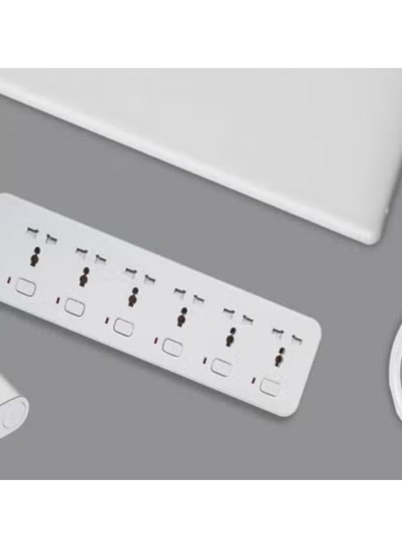 6-Way Universal Extension Board Switch with 5M Wire - Image 3