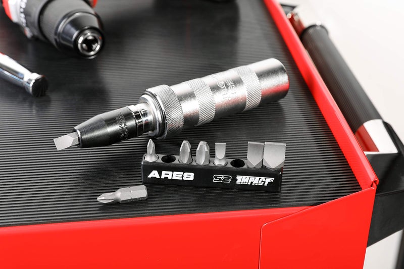ARES 70013-8-Piece S2 Steel Impact Driver Bit Set - Includes Phillips 1,2,3,4 and Slotted 1/4-Inch, 5/16-Inch, 3/8-Inch and 1/2-Inch Bits - High Alloy S2 Steel Construction - Image 5