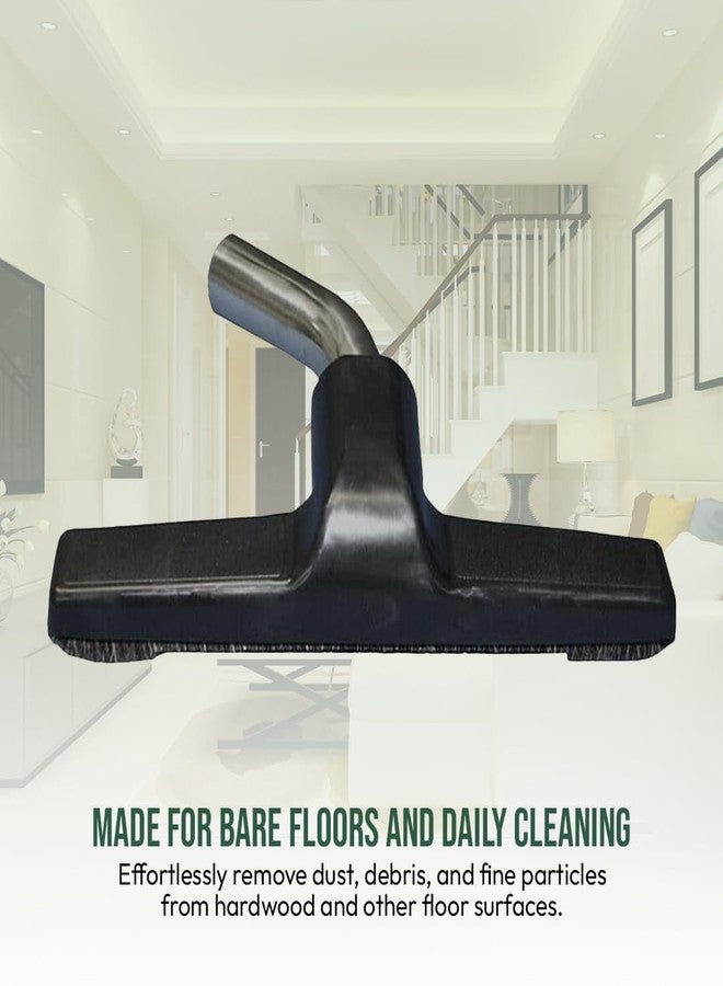 Selgo Hardwood Eureka & Universal Vacuum Cleaner Floor Brush 1 ¼ inch (1.25'') (32mm) Inner Diameter with Horse Hair Soft Bristles 10” Wide (Black - Metal) - Image 5