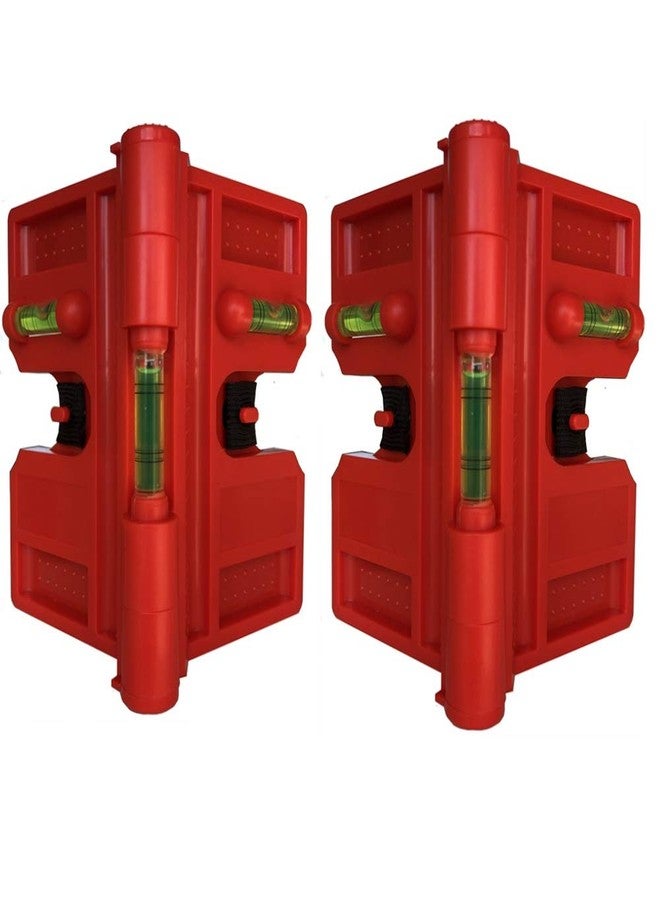 YOTOM 2 Pack Folding Magnetic Post Level for Pipe, Post and Beams Leveling - Image 1