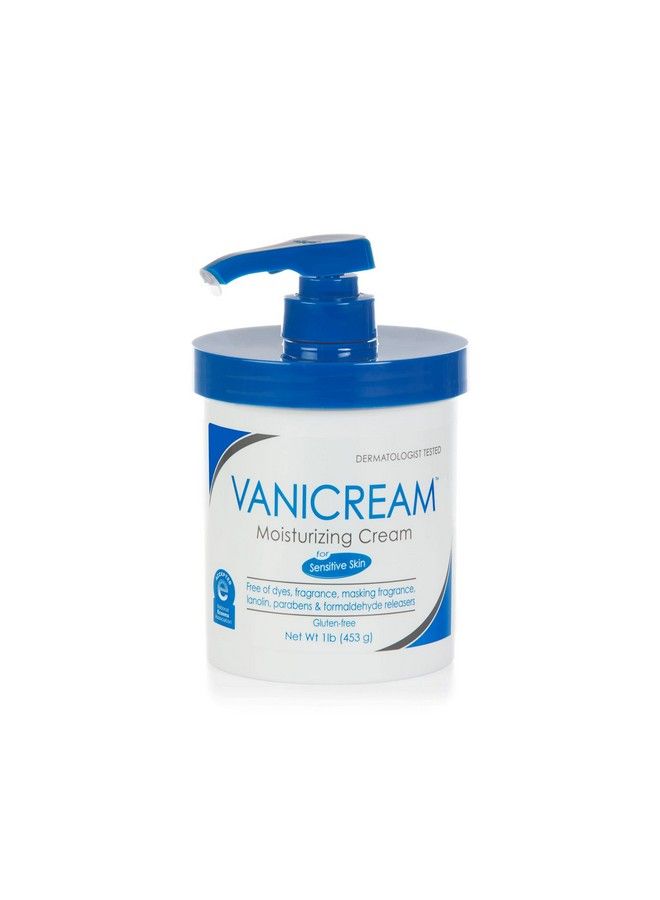 Vanicream Moisturizing Skin Cream With Pump Dispenser 16 Fl Oz (1 Lb) Moisturizer Formulated Without Common Irritants For Those With Sensitive Skin - Image 2