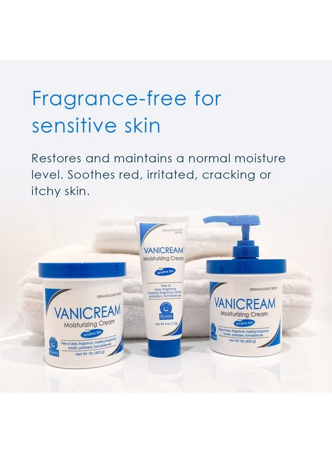 Vanicream Moisturizing Skin Cream With Pump Dispenser 16 Fl Oz (1 Lb) Moisturizer Formulated Without Common Irritants For Those With Sensitive Skin - Image 4