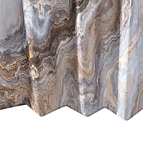 COSEVIER Shower Curtain Marble Texture for Bathroom, Polyester Fabric Waterproof Bathroom Decor,72x72 Inches,Stardard Size - Image 4