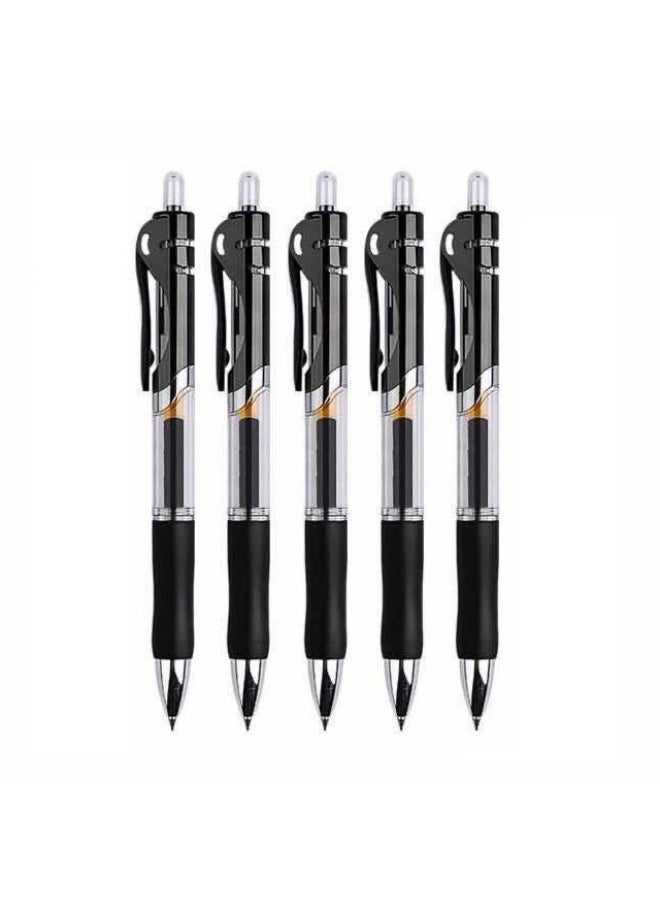 HELPS Press Gel Pen Office Water Pen K35 Black Signature Pen Student 0.5mm Bullet Red Brush Question Pen - Image 1