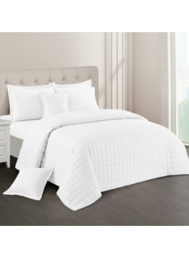 Plain double bed sheet set, 6 pieces, compressed – premium quality and ultimate comfort - Image 2