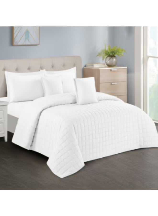 Plain double bed sheet set, 6 pieces, compressed – premium quality and ultimate comfort - Image 1