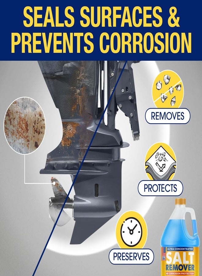 Escentile [1 Gallon] Concentrated Salt Remover + Corrosion Protection - Made in USA, Salt Cleaner Ideal for Boats, Cars, Marine Engine & Outboard Motor Flush, Washes Salt Away from Boat, Vehicles, & Trailers - Image 4