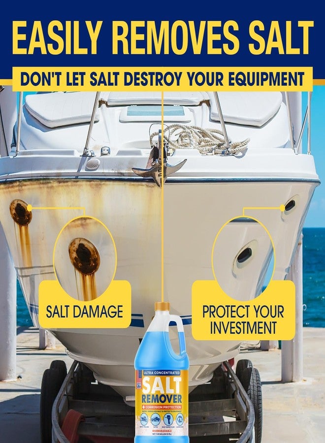 Escentile [1 Gallon] Concentrated Salt Remover + Corrosion Protection - Made in USA, Salt Cleaner Ideal for Boats, Cars, Marine Engine & Outboard Motor Flush, Washes Salt Away from Boat, Vehicles, & Trailers - Image 3