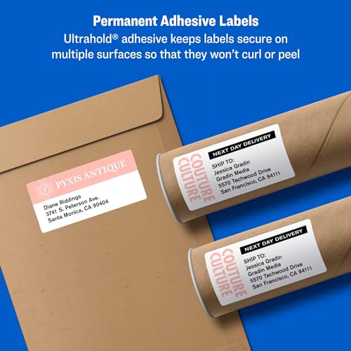 Avery White Shipping Labels for Laser Printers with TrueBlock Technology 3 1/3 Inch x 4 Inch, Box of 600 (5164) - Image 5