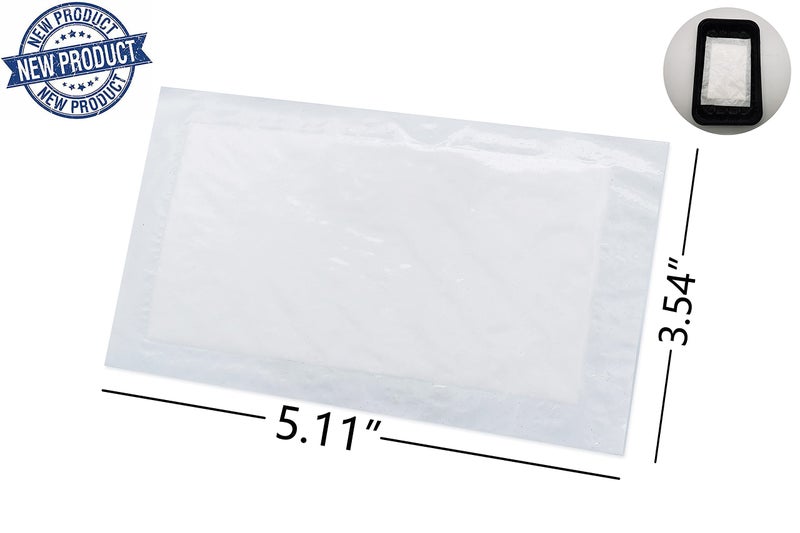RIKICACA Meat Absorbent Pads Dri Lock 60 Grams 500pcs Meat absorbant soaking pads for Kitchen and Shop, 3.54 x 5.11-Inch White,RIKICACA - Image 2
