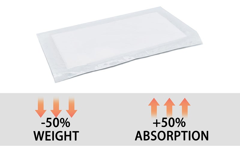 RIKICACA Meat Absorbent Pads Dri Lock 60 Grams 500pcs Meat absorbant soaking pads for Kitchen and Shop, 3.54 x 5.11-Inch White,RIKICACA - Image 4