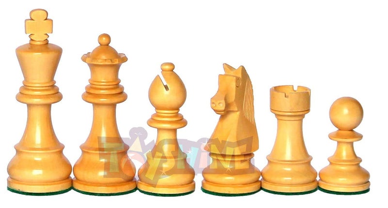 Toyshine قطع شطرنج خشبية، قطع شطرنج خشبية للبطولة فقط، (تماثيل ملك بارتفاع 7 سم) قطع لعبة الشطرنج، قد يختلف اللون (Sstp)، للأطفال الكبار - Image 3