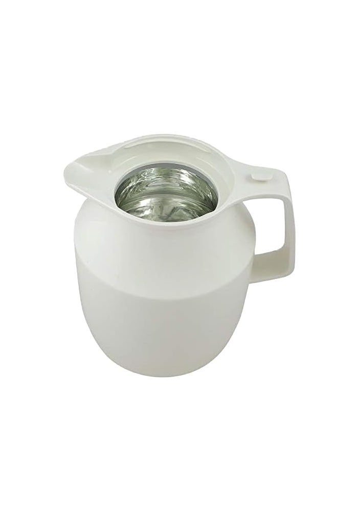 Helios Tea Boy Vacuum Jug - 1.3 Litre White - Image 3