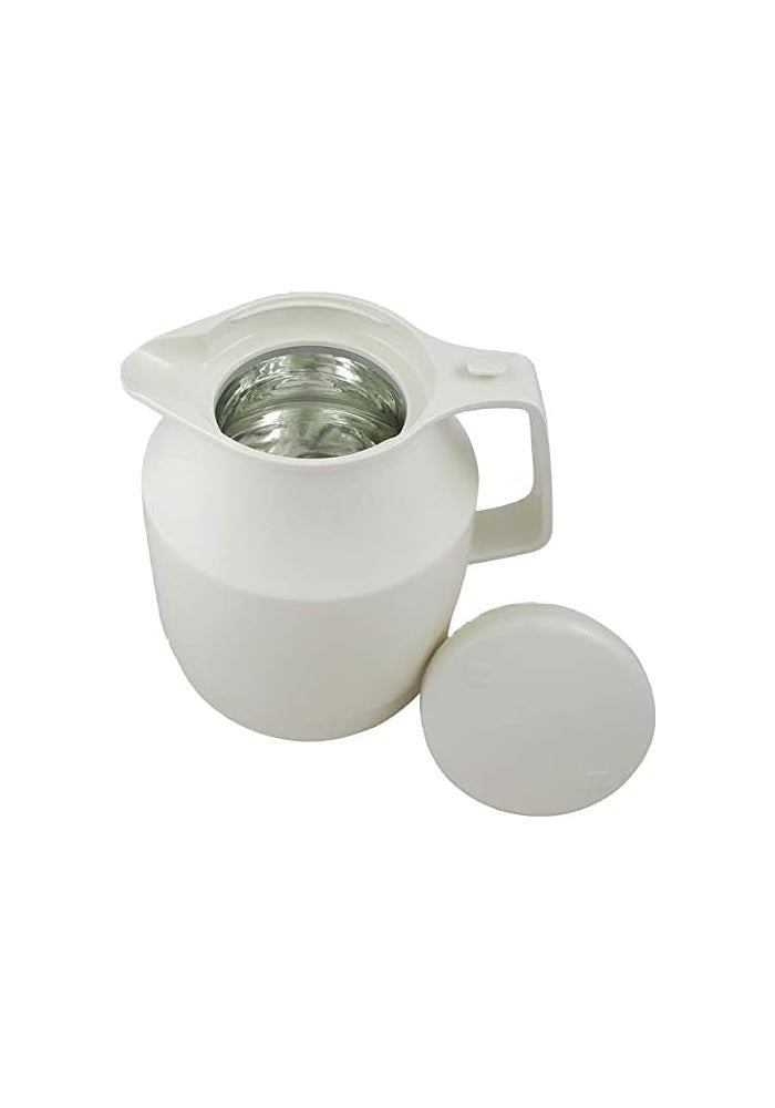 Helios Tea Boy Vacuum Jug - 1.3 Litre White - Image 4