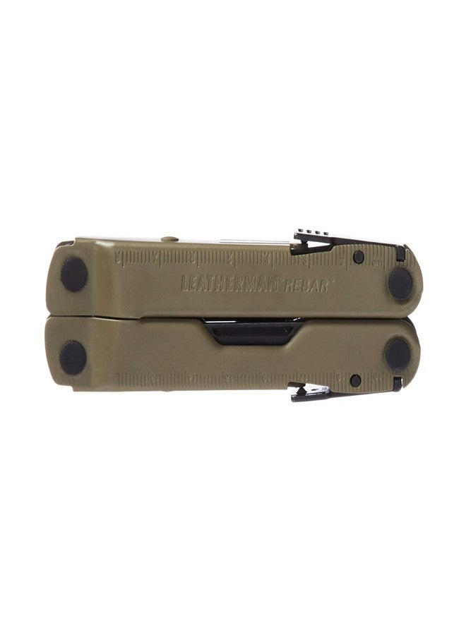 ليزرمان أداة متعددة الاستخدامات لحديد التسليح من ليذرمان مع قواطع أسلاك قابلة للاستبدال ومنشار، لون بني غامق - Image 3