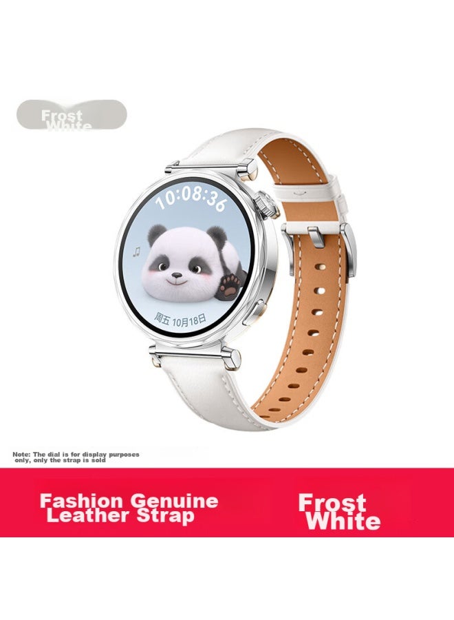 Watchbond Leather Strap Compatible With Huawei Watch Gt5, Gt4 Women's 41mm Official Style, Gt5 Pro, Smart Sports Watch Gt5/4 Generation 18mm Women's Fashion - Image 1