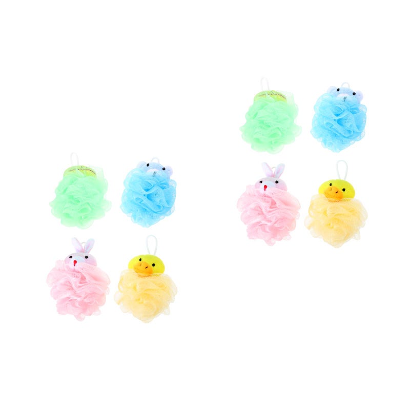 🧸 كرة استحمام إسفنجية ملونة لتنظيف الجسم - Image 1