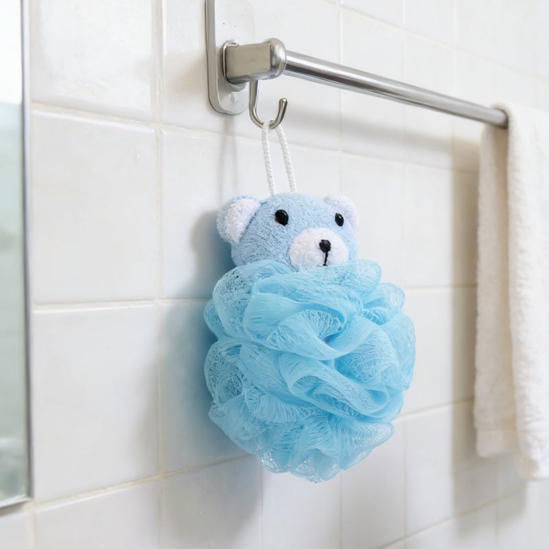 🧸 كرة استحمام إسفنجية ملونة لتنظيف الجسم - Image 3