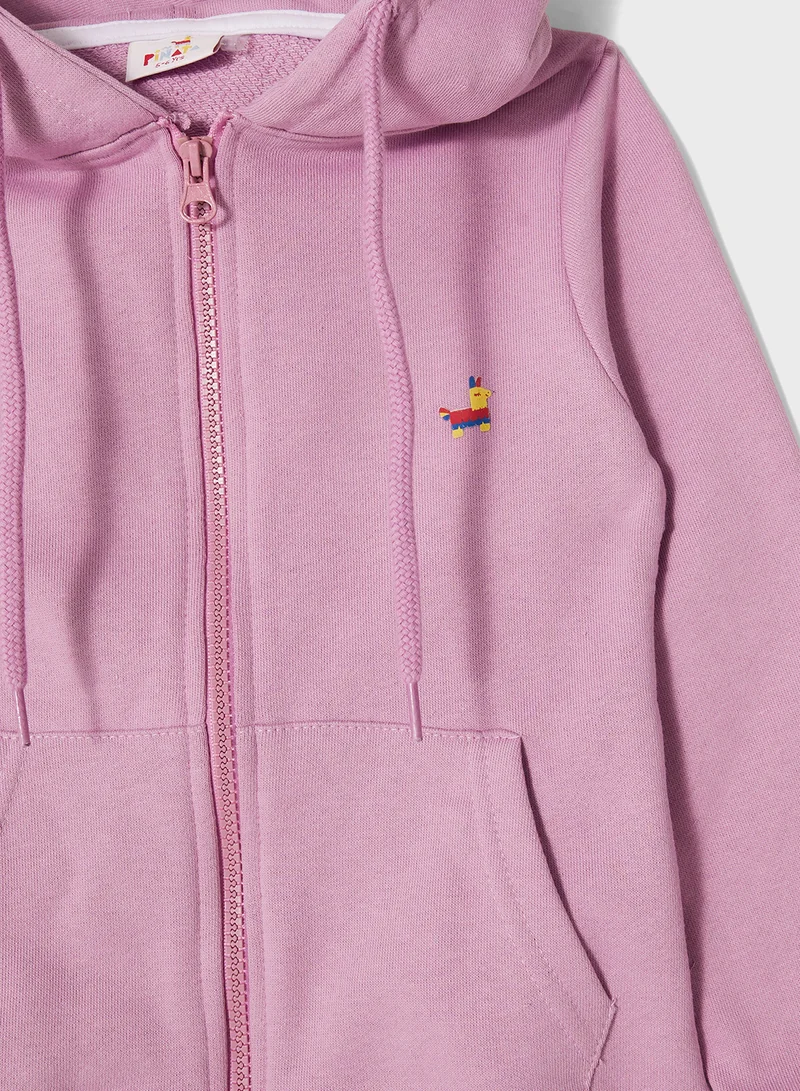 Pinata Essential Zip Hoodie With Pocket