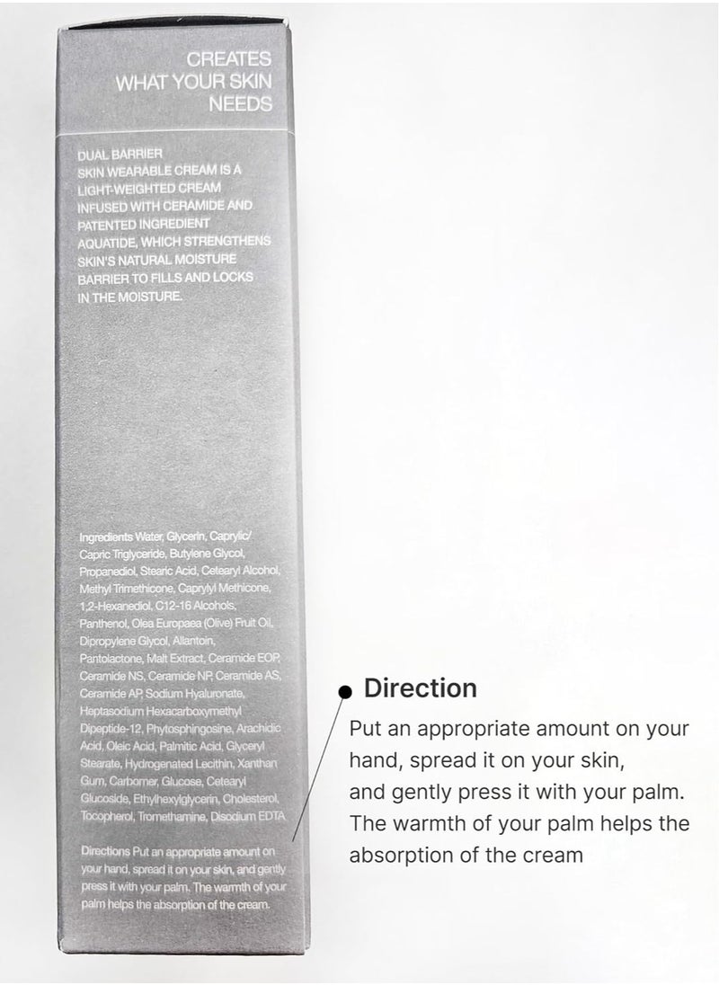celimax Dual Barrier Skin Wearable Cream | Long Lasting Cream Face Moisturizer With Ceramides, Hyaluronic Acid, Moisturizing, Hydrating, Soothing, Repairing, Day & Night Cream, 50Ml  - Image 2