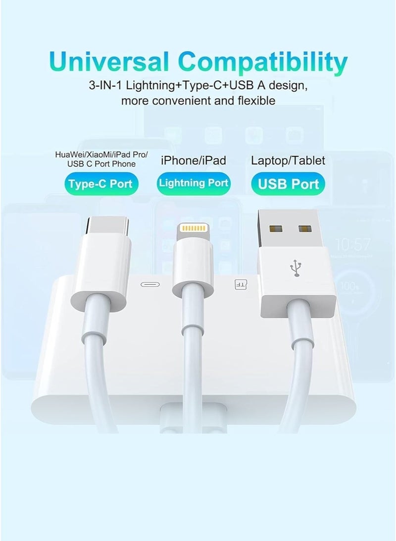 SD Card Reader 5-in-1 Memory Card Reader USB OTG Adapter & SD Card Reader for i-Phone/i-Pad, USB C and USB A Devices - Image 4