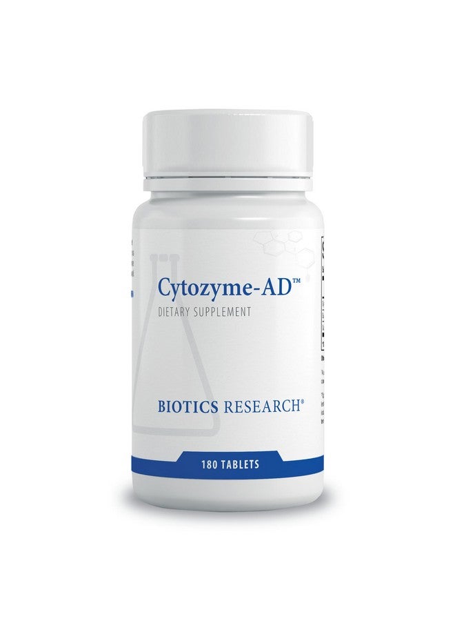 Biotics Research Biotics Research Cytozyme-AD™ Adrenal Support Supplement for Women & Men- Supports Healthy Adrenal Function, Normal Energy Levels & Overall Wellbeing & Promotes Calm - 180 Tablets - Image 1