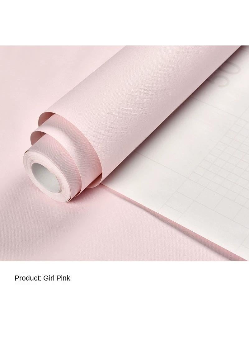 Bluejw ورق حائط ذاتي اللصق مقاوم للماء والرطوبة وقابل للغسل وملصقات بلون واحد لغرفة النوم وغرفة المعيشة وخلفية الحائط 10 × 0.6 متر - Image 1