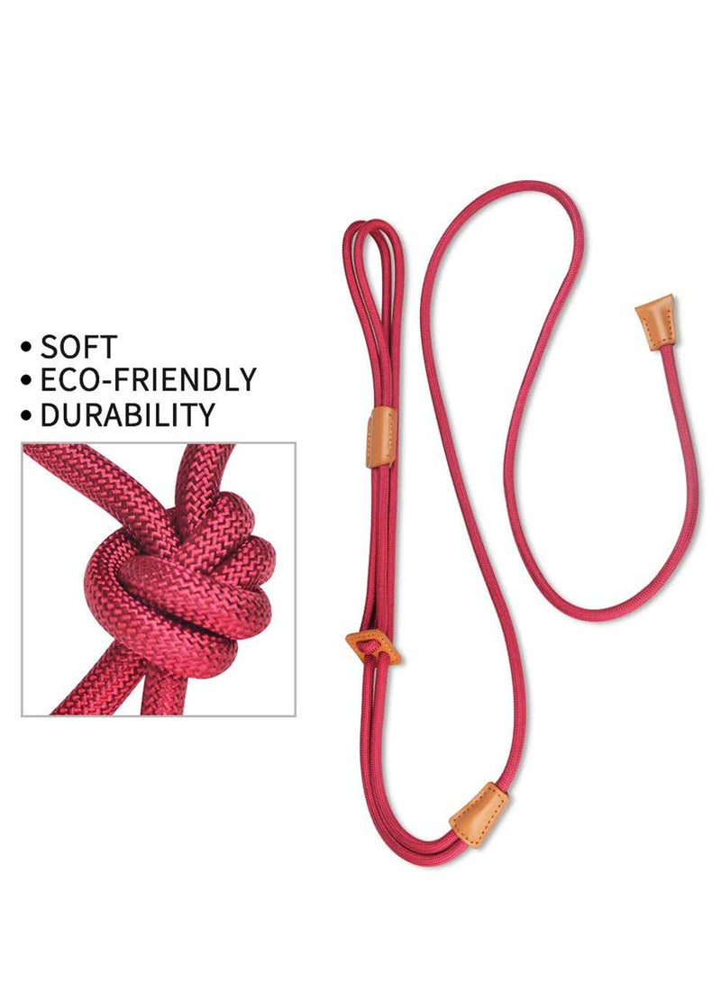 SOLARAE Dog Leashes for Medium Dogs Adjustable Nylon Collar and Leash in One with Reflective Stripe for Safe Outdoor Walking Suitable for Small Medium and Large Dogs - Image 2