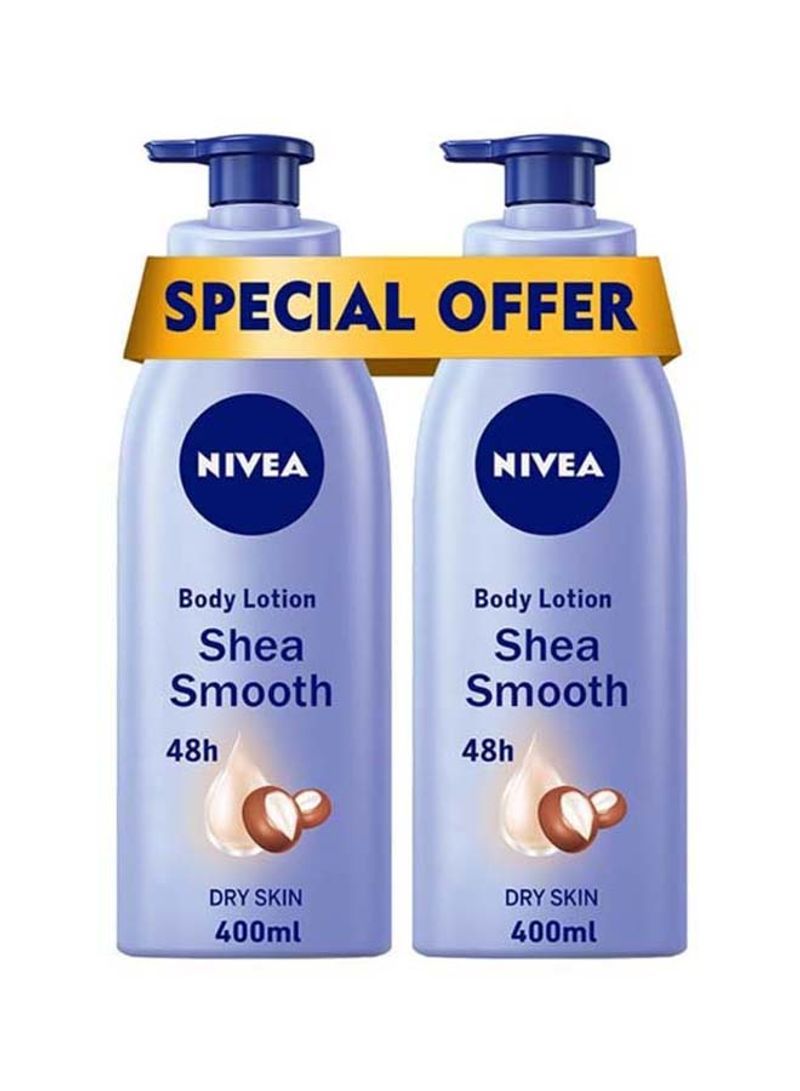 Nivea Pack Of 2 Shea Smooth Body Lotion