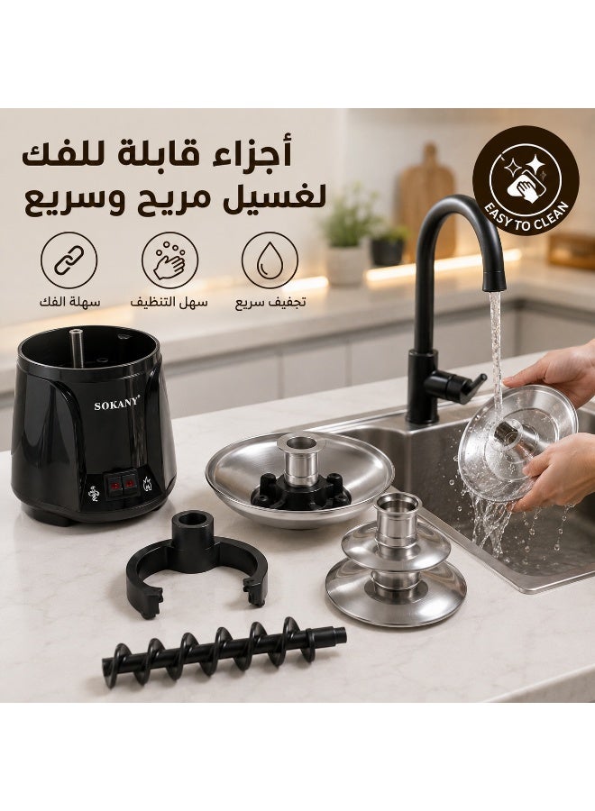 سوكاني نافورة شوكولاتة كهربائية 3 أدوار بقوة 60 واط، ماكينة إذابة وتدفق الشوكولاتة والجبن مع وعاء ستانلس ستيل مضاد للالتصاق، صانعة تحلية للحفلات والمناسبات المنزلية، ضمان 12 شهر - Image 5