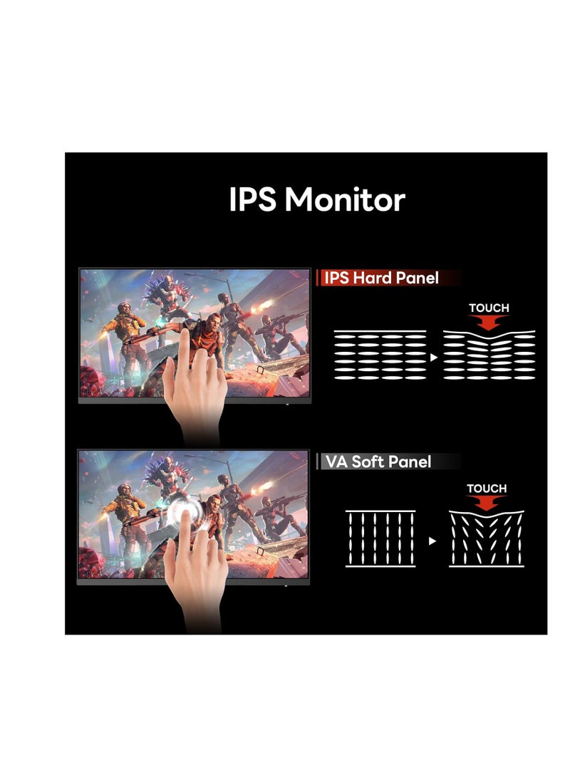 KOORUI KOORUI 24-inch Gaming Monitor IPS FHD (1920 x 1080P) 120Hz Refresh sRGB 99% Support Freesync Computer pc Monitors VESA Mount HDMI & VGA Ports E2411H  - Image 4