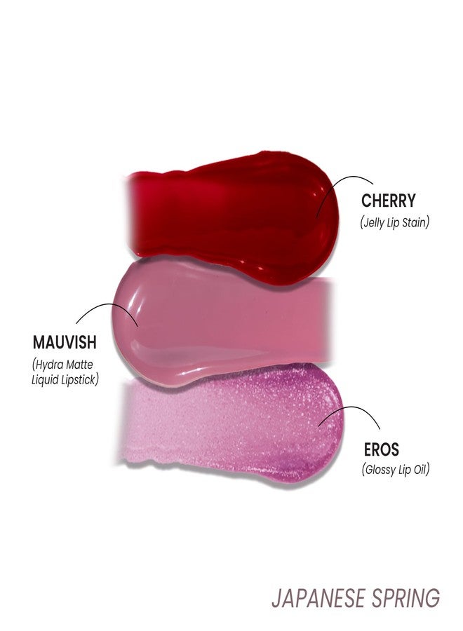 Lamior Pout Perfect 3-in-1 Lip Kit | Lip Stain, Matte Liquid Lipstick & Glossy Lip Oil | Long-Lasting Hydrating Formula | Peptides, Ceramides & Noni for Soft, Smooth Lips | Ultimate Lip Care - Image 2