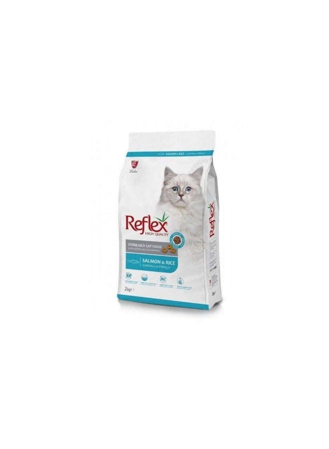 REFLEX Sterilized Dry Food with Salmon & Rice for Cats 2K