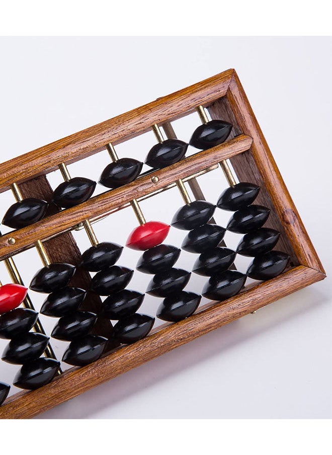 Y&D - Anti-Skid Educational Mathematical 17 Digit Rod Wooden Abacus Soroban Chinese Counting Tool - Image 1