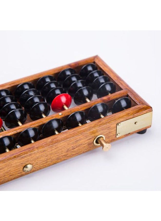 Y&D - Anti-Skid Educational Mathematical 17 Digit Rod Wooden Abacus Soroban Chinese Counting Tool - Image 1