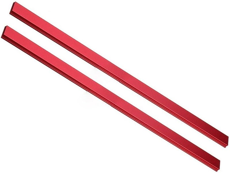 450mm Aluminum Alloy T Track Slider 2 Pack For Woodworking Table Saw And Milling Table - Image 1