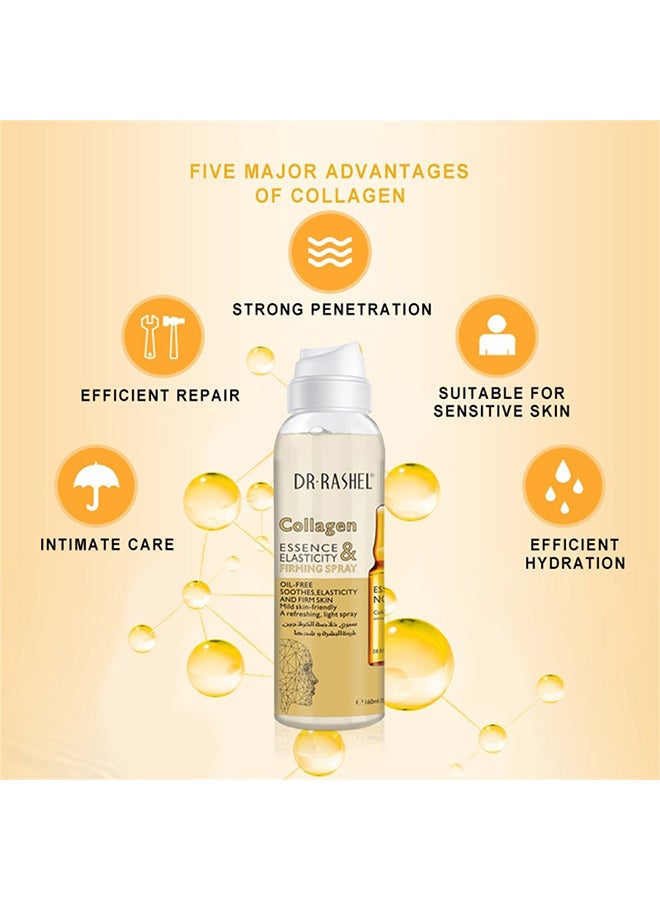 DR. RASHEL Collagen Essence Elasticity & Firming Spray Clear 160ml - Image 3