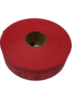The Ticket Gurus Raffle Tickets (4 Rolls Of 2000 Double Tickets) 8000 Total 50 50 Raffle Tickets(4) Red Rolls  - Image 4