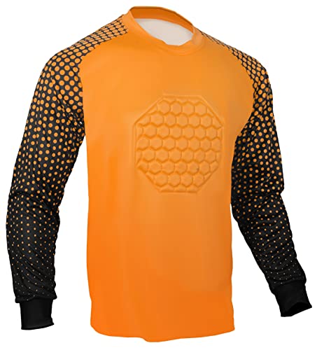 Total Soccer Factory Soccer Goalie Shirt (Orange, Youth Medium) - Image 2