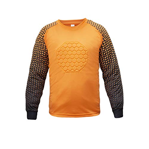Total Soccer Factory Soccer Goalie Shirt (Orange, Youth Medium) - Image 3